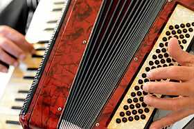 516893300 Someone who plays the accordion